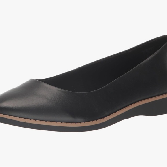Anne Klein Iflex Serene Black Vegan Leather, Slip on, Ballet Flat. Wmn 9M - Picture 7 of 10